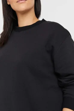 Bamboo Essential Fleece Top - Black