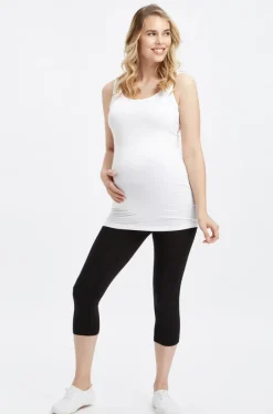 Bamboo Maternity Slip - White