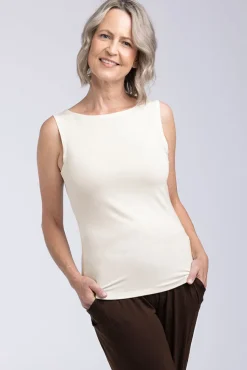 Bamboo Shell Top - Ivory