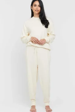 Bamboo Slouch Trackpant - Winter White