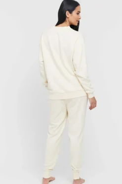 Bamboo Slouch Trackpant - Winter White