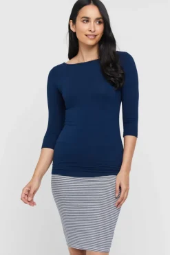 Bamboo Tube Skirt - Thin Stripe