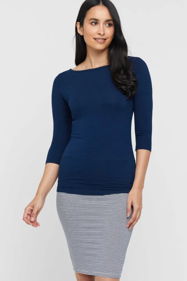 Bamboo Tube Skirt - Thin Stripe