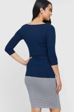 Bamboo Tube Skirt - Thin Stripe