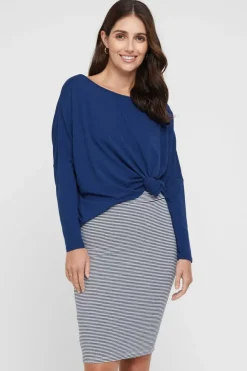 Bamboo Tube Skirt - Thin Stripe