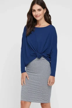 Bamboo Tube Skirt - Thin Stripe