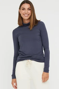 Bamboo Turtle Neck - Storm