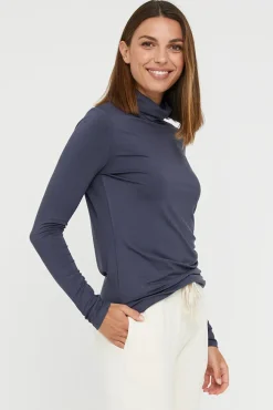 Bamboo Turtle Neck - Storm