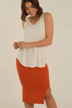 Bettina Skirt - Flame