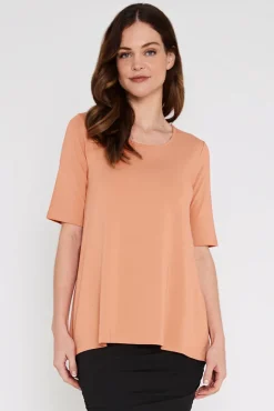 Carter Tunic Top - Apricot