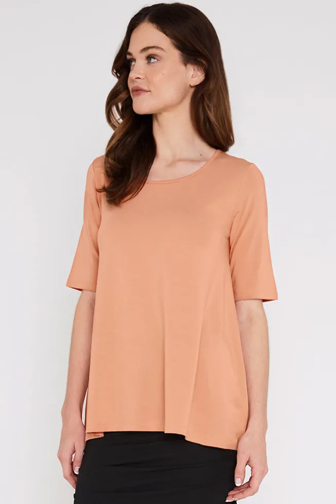 Carter Tunic Top - Apricot