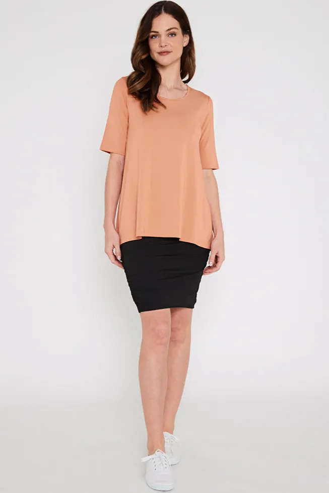 Carter Tunic Top - Apricot