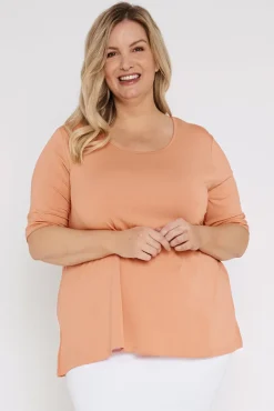 Carter Tunic Top - Apricot