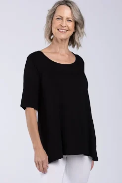Carter Tunic Top - Black