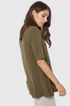 Carter Tunic Top - Dark Olive