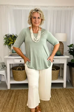 Carter Tunic Top - Sage