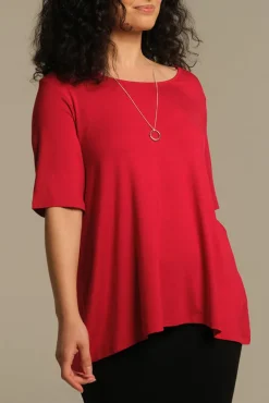 Carter Tunic Top - True Red