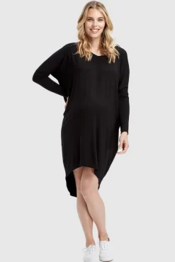 Catherine Maternity Dress - Black
