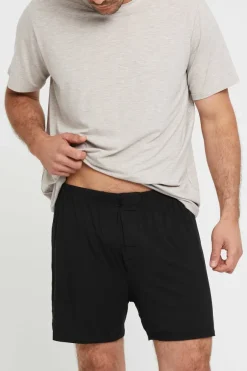 Classic Bamboo Boxer Shorts - Black
