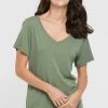 Classic V Neck - Gum Leaf