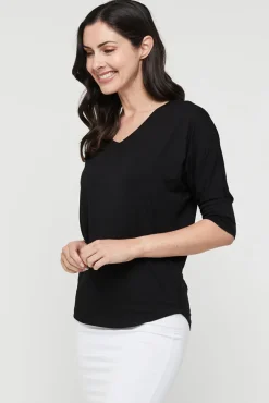 Dolman Sleeve Top - Black