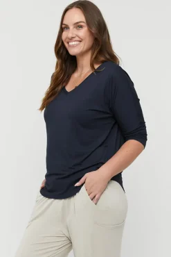 Dolman Sleeve Top - Dark Navy