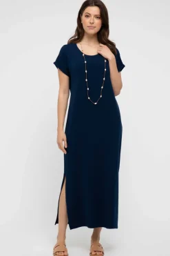 Elsie Dress - Navy