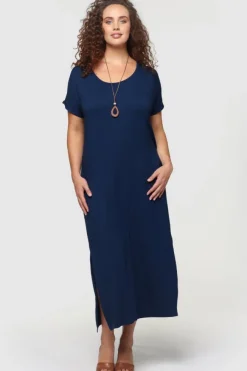 Elsie Dress - Navy