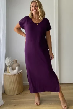 Elsie Dress - Plum