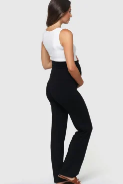 Essential Bamboo Maternity Pants - Black
