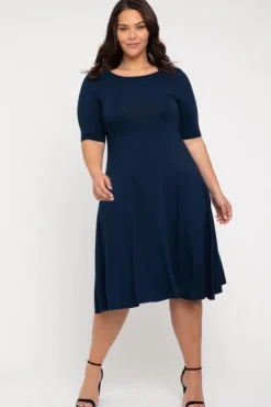 Harmony Dress - Navy