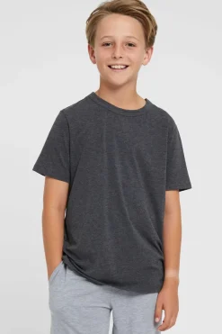 Junior Lounge Tee - Charcoal
