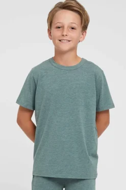Junior Lounge Tee - Moss Green