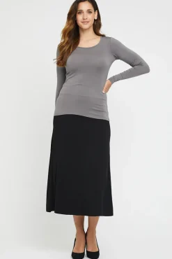 Lana Long Skirt - Black