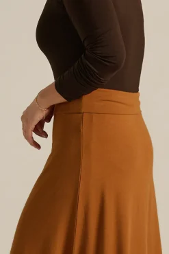 Lana Long Skirt - Ginger