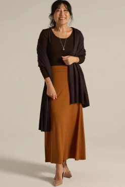 Lana Long Skirt - Ginger