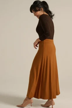 Lana Long Skirt - Ginger
