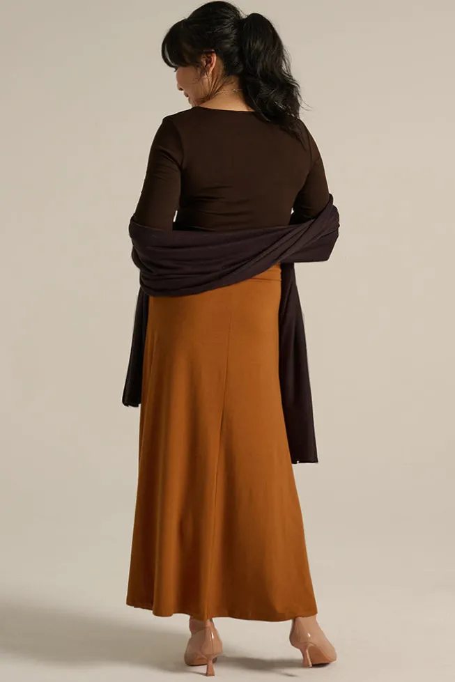 Lana Long Skirt - Ginger