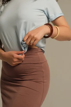 Lana Long Skirt - Mousse