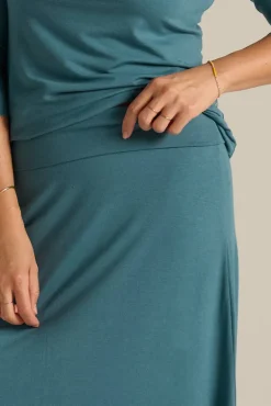 Lana Long Skirt - Ocean