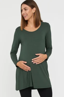 Leanne Maternity Tunic - Forest