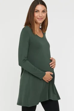 Leanne Maternity Tunic - Forest