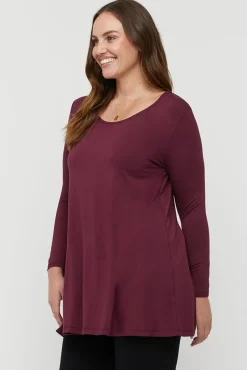 Leanne Tunic - Burgundy