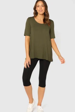 3/4 Leggings - Black