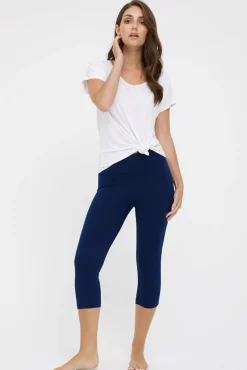 3/4 Leggings - Navy