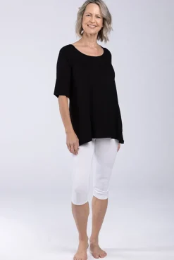 3/4 Leggings - White