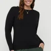 Long Sleeve Crew Neck - Black