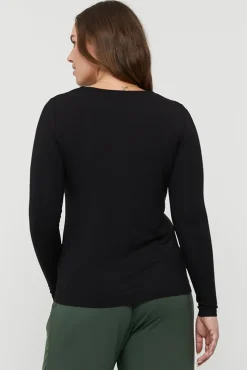 Long Sleeve Crew Neck - Black