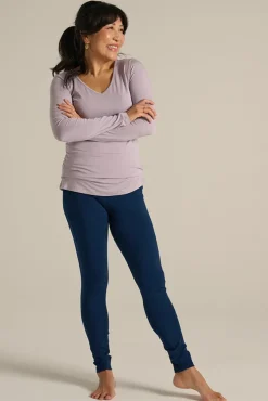 Long Sleeve V Neck - Lavender