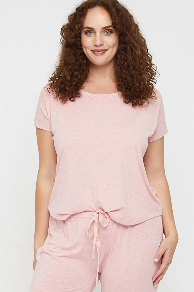 Lounge Tee - Rose